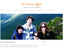 Tablet Screenshot of cameroneffect.com